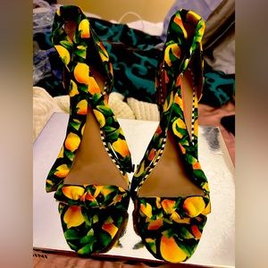 Size 10 Betsey Johnson Hartley sandals. Worn once. Great condition.